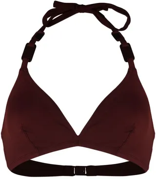 Triangle-Cup Halterneck Bikini Top