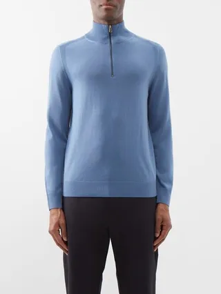 Half-zip Merino Sweater