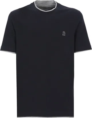 Brunello Cucinelli Layered Crewneck T-Shirt