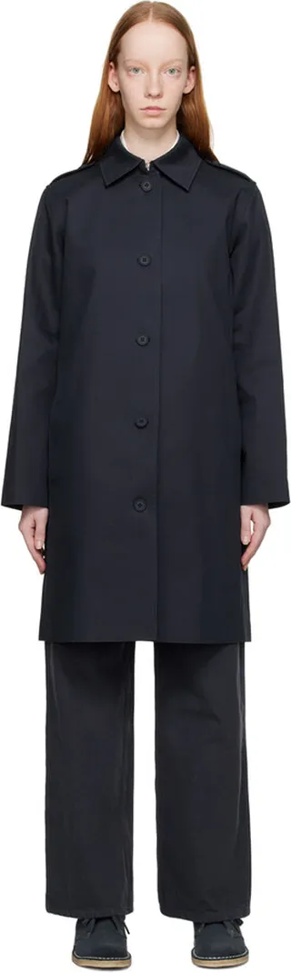 A.P.C. Navy Justine Coat