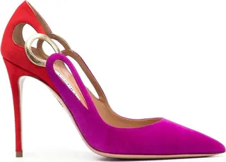 105mm Suede Pumps