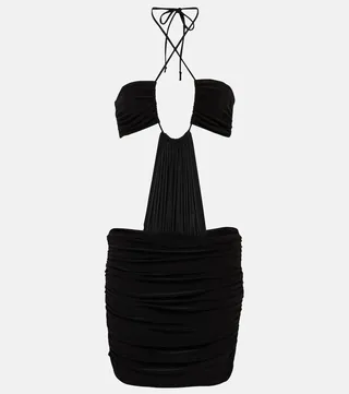 Jason Bill cutout jersey minidress