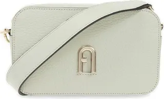 Furla Logo-Plaque Zipped Mini Crossbody Bag