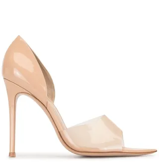Bree sheer-panel 104mm pumps