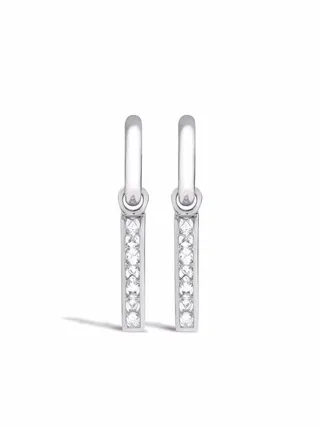 18kt white gold RockChic diamond earrings