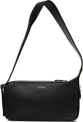 Courrèges Black Racer Shoulder Bag