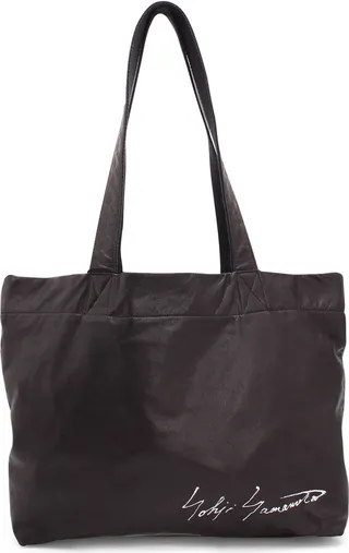 Discord By Yohji Yamamoto Leather Shopping Bag