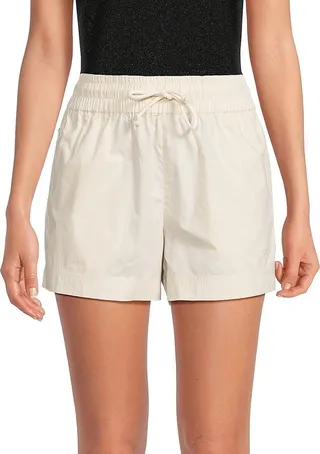 High Rise Drawstring Lounge Shorts