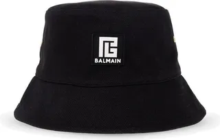 Balmain Logo Patch Reversible Bucket Hat