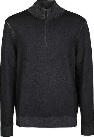 Michael Kors Half-Zipped Long-Sleeved Sweater