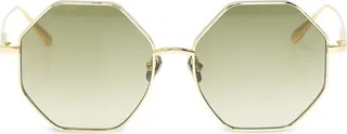 Linda Farrow Oversized Octagon Framed Sunglasses