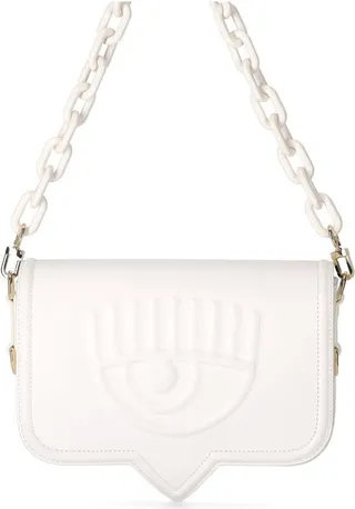 Eyelike Large White Crossbody Bag