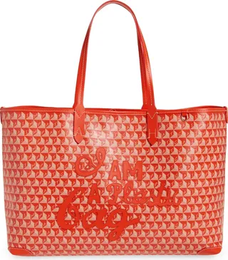 I Am a Plastic Bag Large Tote