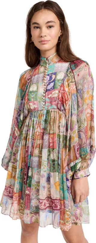 Zimmermann Cosmic Smock Mini Dress