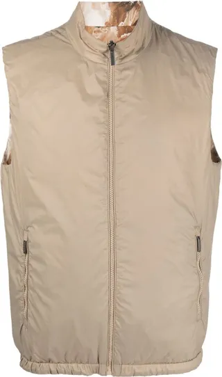 Sleeveless Zip-Up Gilet