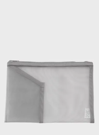 Nylon Mesh Pouch With Pocket