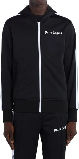 Logo Hooded Track Jacket