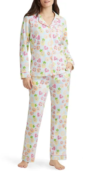 Long Sleeve Print Pajamas