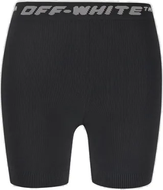 Off-White Logo Band Stretch Sports Shorts
