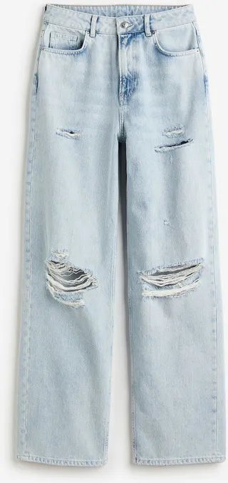 90s Baggy High Jeans