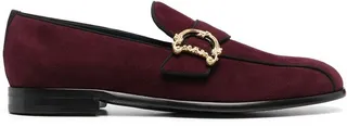 Baroque Logo-Plaque Loafers