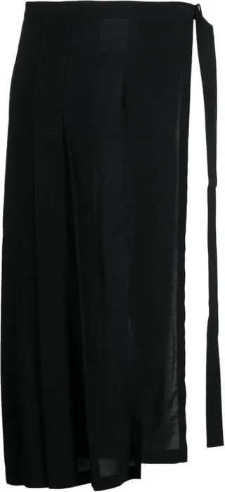 Belted Straight Skirt