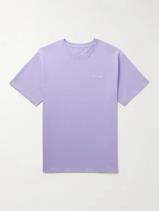 Logo-Embroiderd Cotton-Jersey T-Shirt
