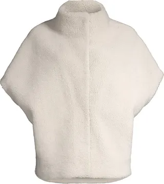 Shearling Standneck Vest
