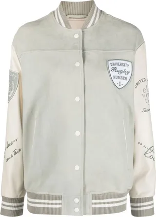 Leather Bomber Jacket