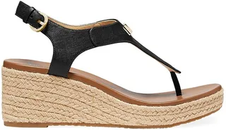 Laney Leather Espadrille Thong Sandals