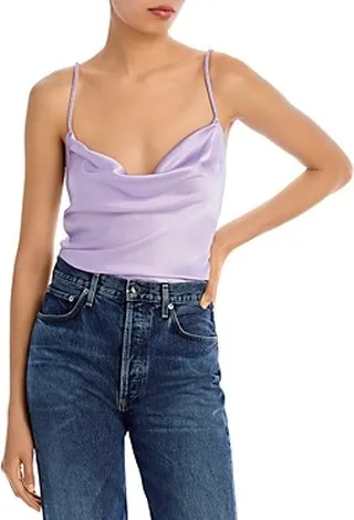 Cinq a Sept Braided Marta Silk Cami