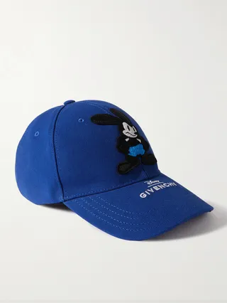 + Disney Oswald Logo-Embroidered Cotton-Twill Baseball Cap