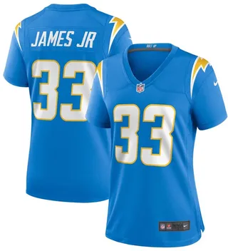 Women's Derwin James Powder Blue Los Angeles Chargers Game Jersey