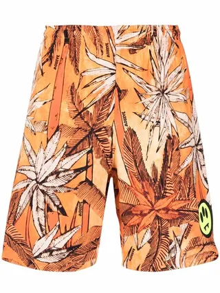 Palm-Tree Print Shorts