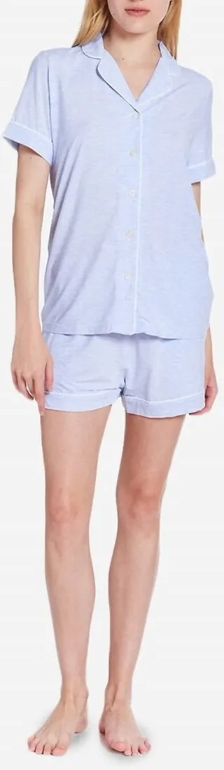 Shortie Pajama Set in Blue