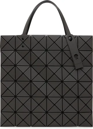 Bao Bao Issey Miyake Gray Lucent Metallic Tote