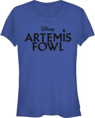 Junior's Disney Artemis Fowl Classic Logo T-Shirt - Royal Blue - Small