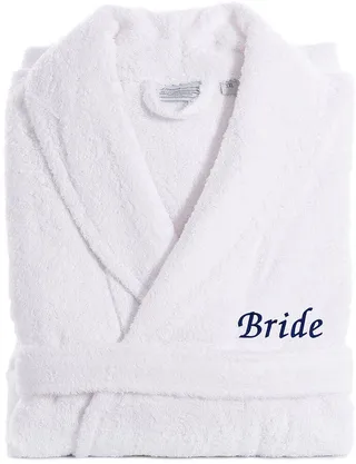 Linum Home Textiles Bride Terry Bathrobe