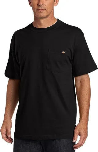 Dickies Men's Short Sleeve Pocket Tee Big-tall (Black) Men's T Shirt