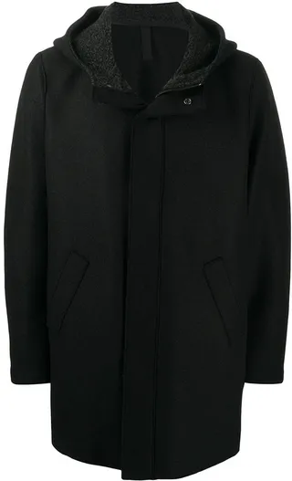 Hooded Felt Coat