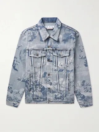 Printed Denim Jacket