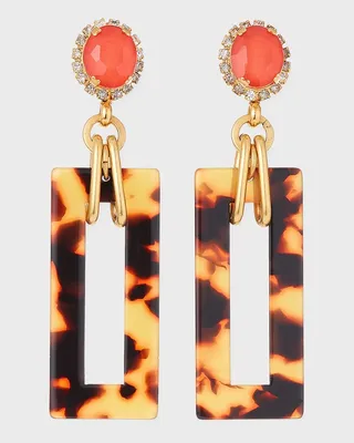 Effie Link-Drop Earrings
