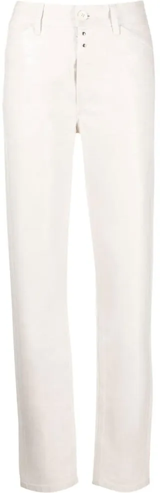 Straight-Cut Leg Trousers