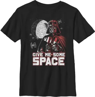 Boy's Star Wars Darth Vader Need Space T-Shirt - Black - Small