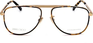 Jimmy Choo Eyewear Aviator Frame Glasses