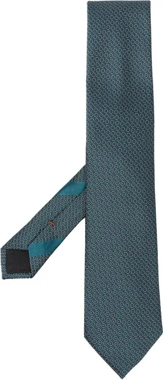 Silk Geometric-Pattern Tie