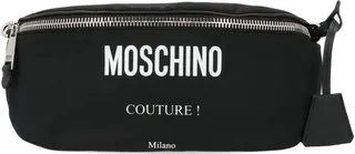 Moschino Logo Printed Belt Bag