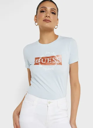 Round Neck Logo T-Shirt