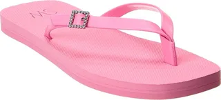 Stuart Weitzman Crystal Thong Flip Flop