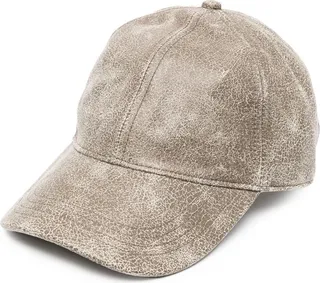 Washed-Effect Sheepskin Cap